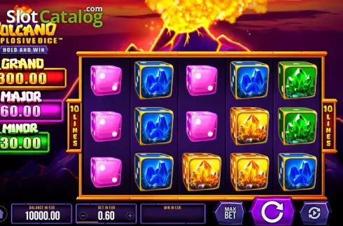 Скрин2. Volcano Explosive Dice слот