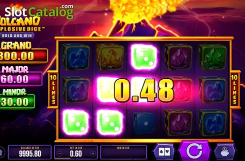 Скрин3. Volcano Explosive Dice слот