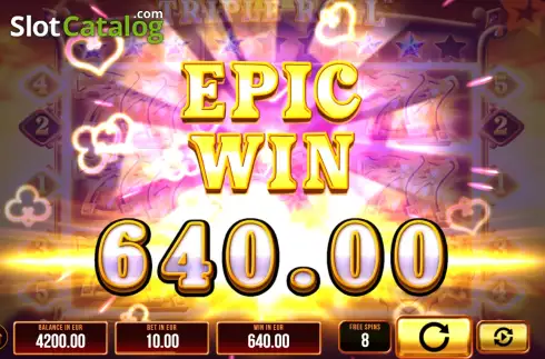 Скрин3. Triple Roll слот
