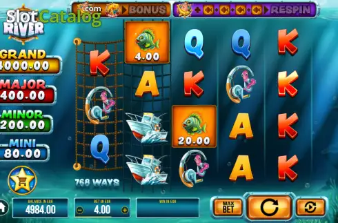 Скрин2. Hot River слот