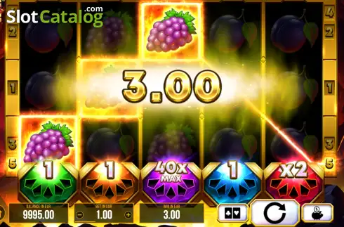 Скрин3. Blazing Stones слот