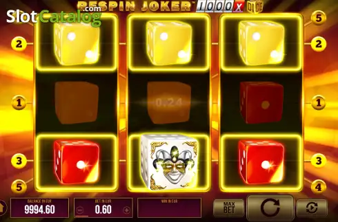 Скрин3. Respin Joker 1000 Dice слот
