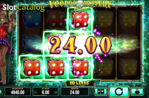 Скрин3. Voodoo Mystery Dice слот