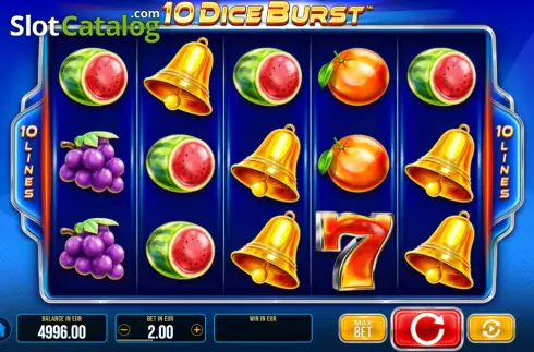 Скрин2. 10 Dice Burst слот