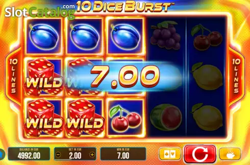 Скрин3. 10 Dice Burst слот