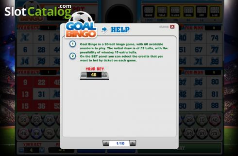 Скрин7. Goal Bingo слот