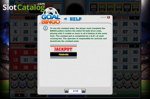 Скрин9. Goal Bingo слот