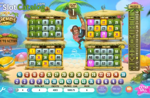 Скрин3. Jogo Dos Bichos Praia слот