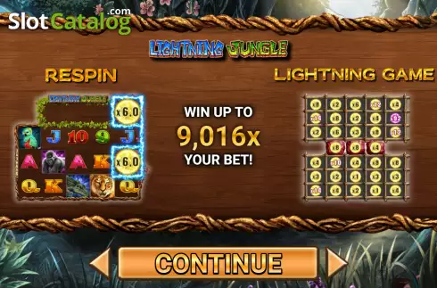 Скрин2. Lightning Jungle слот