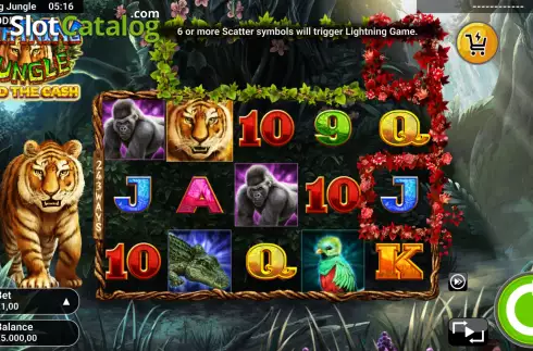 Скрин3. Lightning Jungle слот