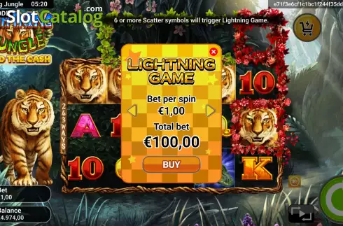 Скрин7. Lightning Jungle слот
