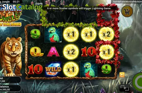 Скрин8. Lightning Jungle слот
