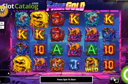 Скрин2. T-Rex Gold слот