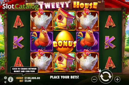 Скрин2. The Tweety House слот