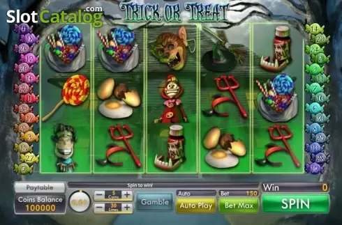 Скрин2. Trick or Treat (Saucify, Genii) слот