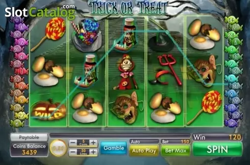 Скрин4. Trick or Treat (Saucify, Genii) слот