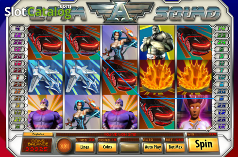 Скрин3. Alpha Squad слот