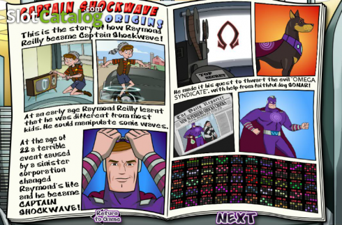 Скрин5. Alpha Squad Origins Captain Shockwave слот