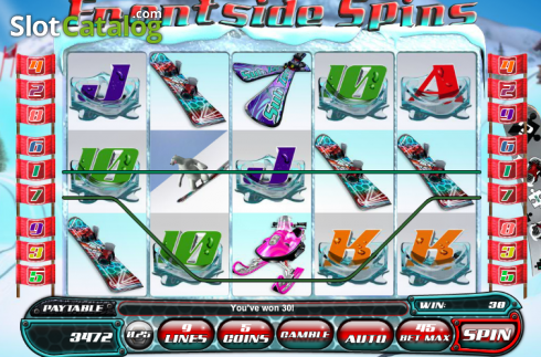 Скрин3. Front Side Spins слот