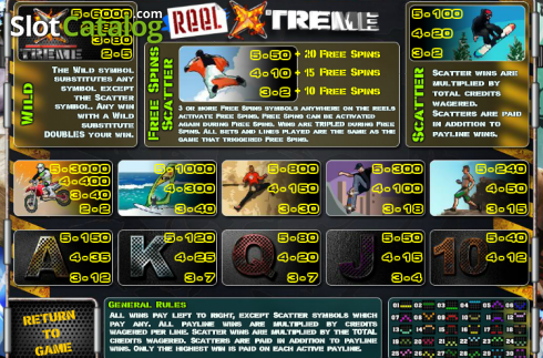 Скрин5. Reel Xtreme слот