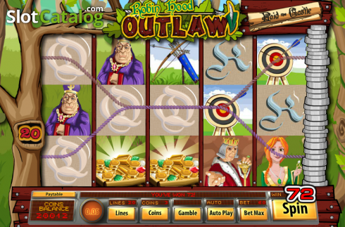 Скрин2. RobinHood Outlaw слот