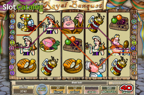 Скрин4. Royal Banquet слот