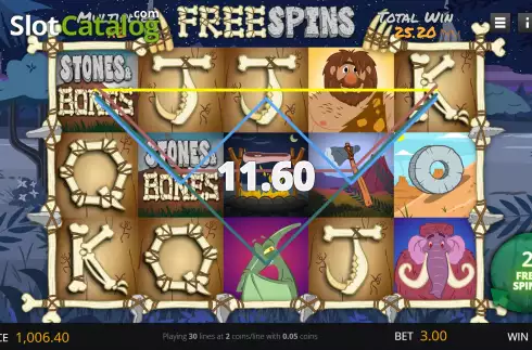 Скрин6. Stones and Bones слот