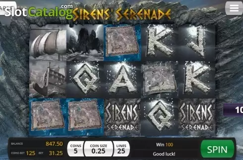 Скрин3. Sirens' Serenade слот