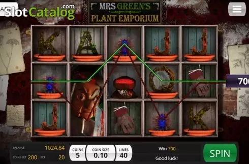 Скрин3. Mrs Green's Plant Emporium слот