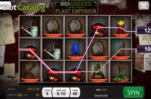 Скрин5. Mrs Green's Plant Emporium слот