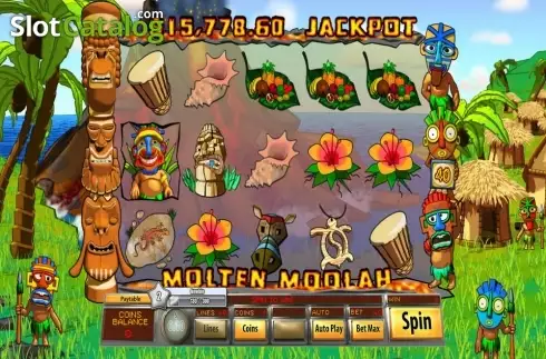 Скрин2. Molten Moolah слот