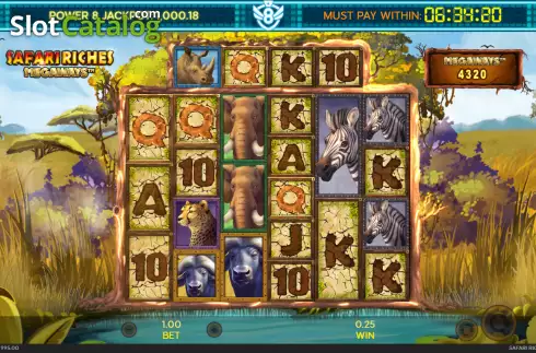 Скрин4. Safari Riches Megaways слот