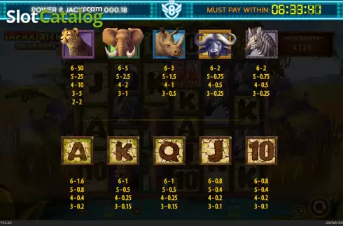 Скрин5. Safari Riches Megaways слот