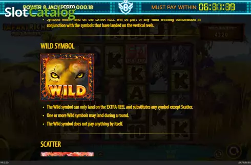Скрин9. Safari Riches Megaways слот