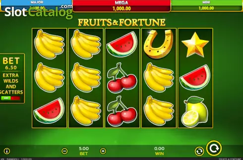 Скрин2. Fruits & Fortune слот