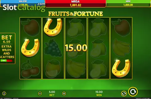 Скрин3. Fruits & Fortune слот