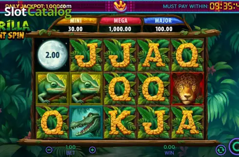 Скрин2. Gorilla Giant Spin слот