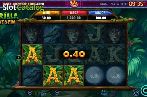 Скрин3. Gorilla Giant Spin слот