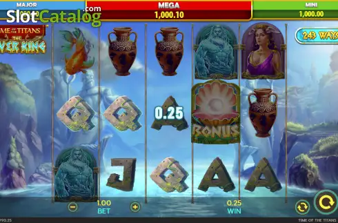 Скрин3. Time of the Titans - The River King слот