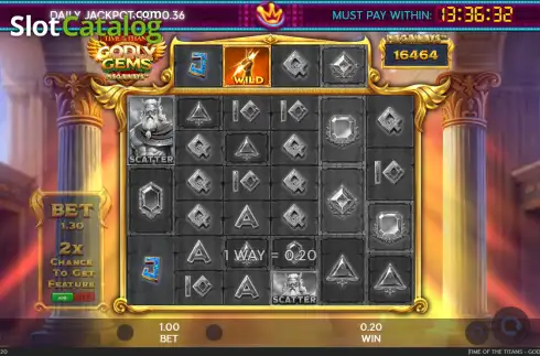 Скрин3. Time of the Titans - Godly Gems Megaways слот