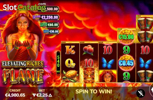 Скрин2. Elevating Riches Flame слот