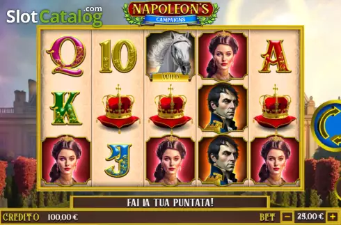 Скрин2. Napoleon's Campaigns слот