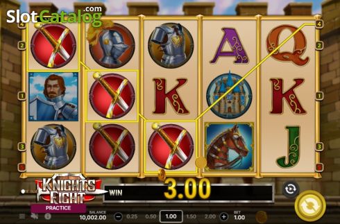 Скрин3. Knights Fight слот