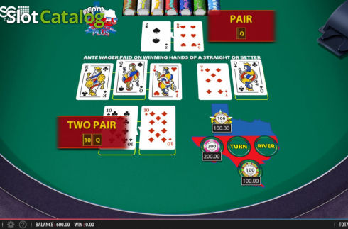 Скрин3. Texas Hold'em Plus (Shuffle Master) слот