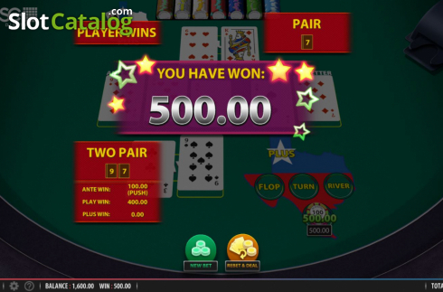 Скрин6. Texas Hold'em Plus (Shuffle Master) слот