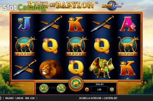 Скрин3. King of Babylon слот