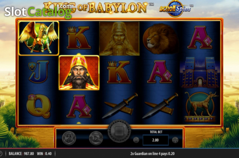 Скрин5. King of Babylon слот