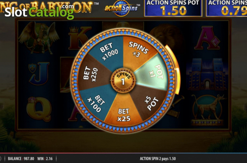 Скрин7. King of Babylon слот