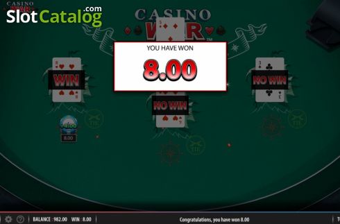 Скрин9. Casino War (Shuffle Master) слот