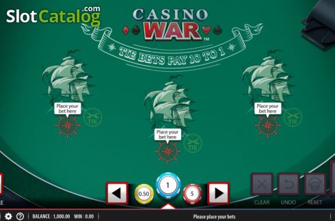 Скрин2. Casino War (Shuffle Master) слот